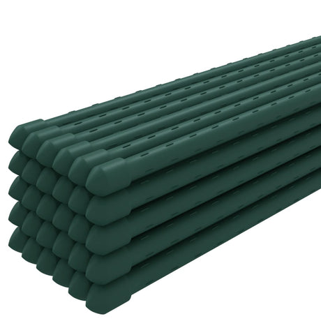 VidaXL Pflanzenstecker 30 Stk. 60 cm Stahlgrün