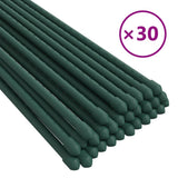 VidaXL Pflanzenstecker 30 Stk. 180 cm Stahlgrün