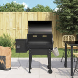 Vidaxl Pelletgrill 94 cm Eisen schwarz