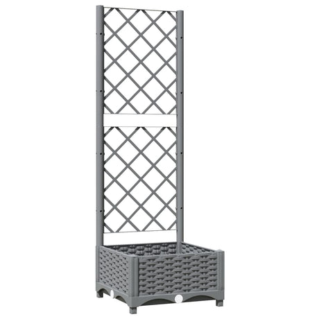 Vidaxx Pflanzgefäß mit Spalier 40x40x121,5 cm Polypropylen