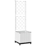 Vidaxx Pflanzgefäß mit Spalier 40x40x136 cm Polypropylen