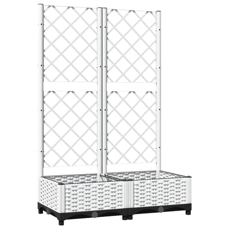 Vidaxx Pflanzgefäß mit Spalier 80x40x121,5 cm Polypropylen