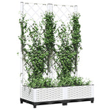 Vidaxx Pflanzgefäß mit Spalier 80x40x121,5 cm Polypropylen