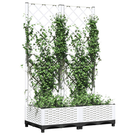 Vidaxx Pflanzgefäß mit Spalier 80x40x121,5 cm Polypropylen