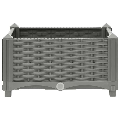 Vidaxl plantenbak verhoogd 40x40x23 cm polypropeen