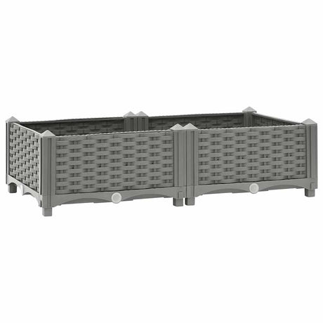Vidaxx Pflanzgefäß erhöht 80x40x23 cm Polypropylen