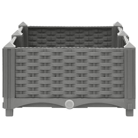 Vidaxx Pflanzgefäß erhöht 80x40x23 cm Polypropylen