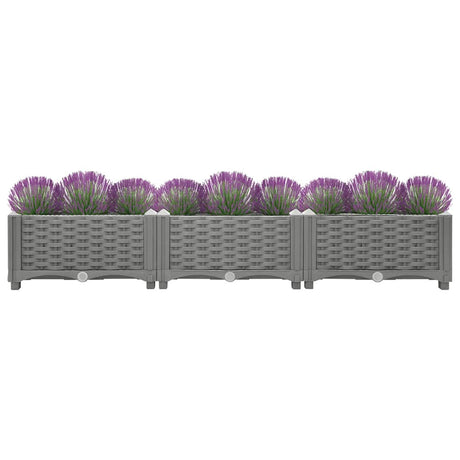 Vidaxx Pflanzgefäß erhöht 120x40x23 cm Polypropylen