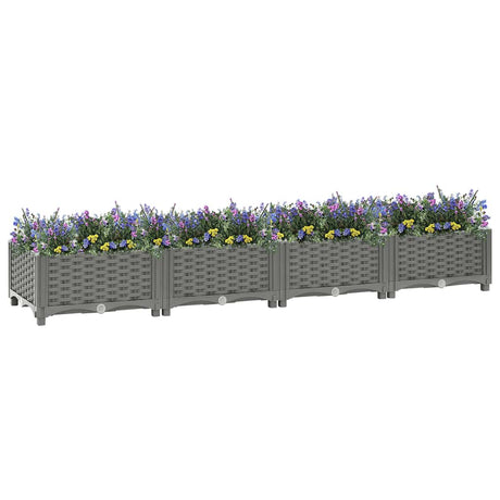 Vidaxx Pflanzgefäß erhöht 160x40x23 cm Polypropylen