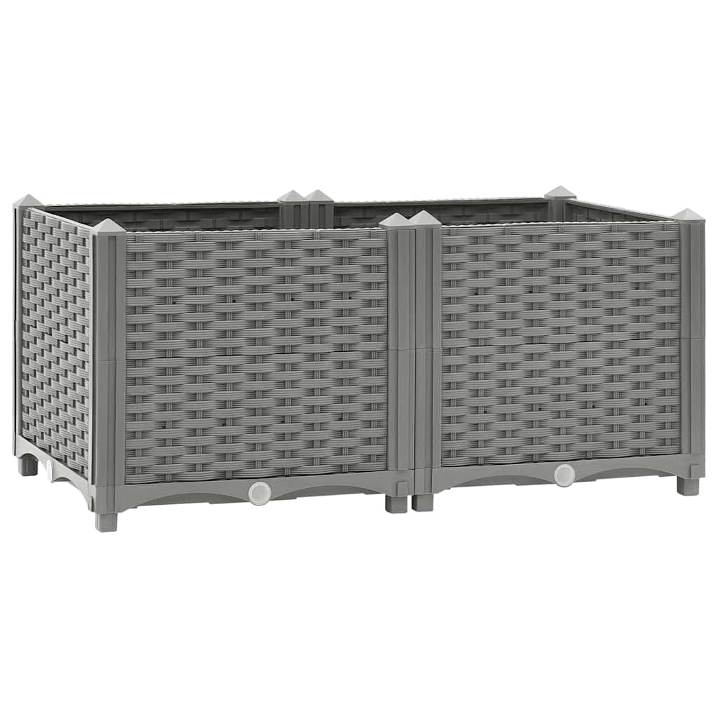 Vidaxx Pflanzgefäß erhöht 80x40x38 cm Polypropylen