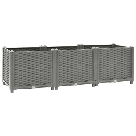 Vidaxx Pflanzgefäß erhöht 120x40x38 cm Polypropylen