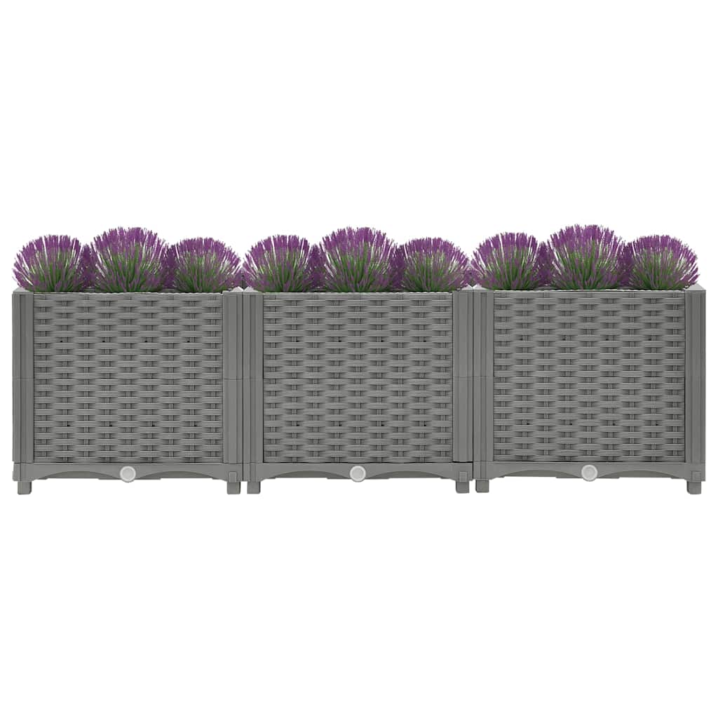 Vidaxx Pflanzgefäß erhöht 120x40x38 cm Polypropylen