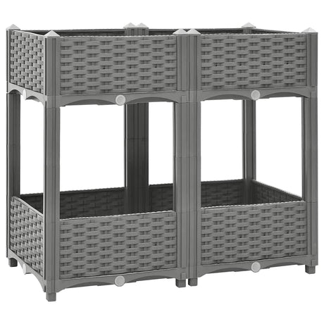 Vidaxx Pflanzgefäß erhöht 80x40x71 cm Polypropylen