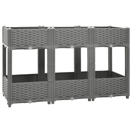 Vidaxx Pflanzgefäß erhöht 120x40x71 cm Polypropylen