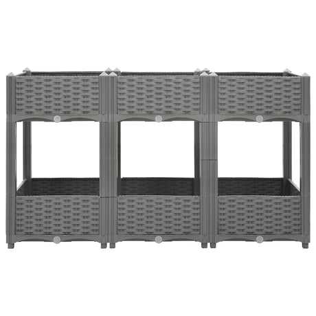 Vidaxx Pflanzgefäß erhöht 120x40x71 cm Polypropylen