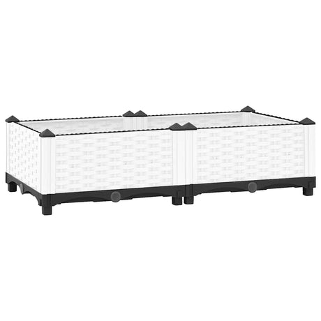 Vidaxx Pflanzgefäß erhöht 80x40x23 cm Polypropylen
