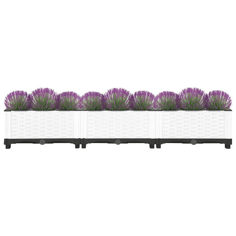 Vidaxx Pflanzgefäß erhöht 120x40x23 cm Polypropylen