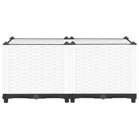 Vidaxx Pflanzgefäß erhöht 80x40x38 cm Polypropylen