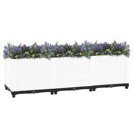 Vidaxx Pflanzgefäß erhöht 120x40x38 cm Polypropylen