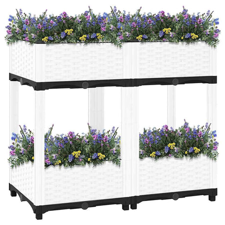 Vidaxx Pflanzgefäß erhöht 80x40x71 cm Polypropylen