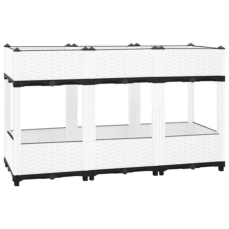 Vidaxx Pflanzgefäß erhöht 120x40x71 cm Polypropylen