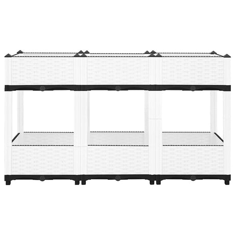 Vidaxx Pflanzgefäß erhöht 120x40x71 cm Polypropylen