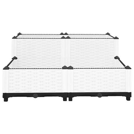 VidaXL Pflanzgefäß erhöht 80x80x38 cm Polypropylen