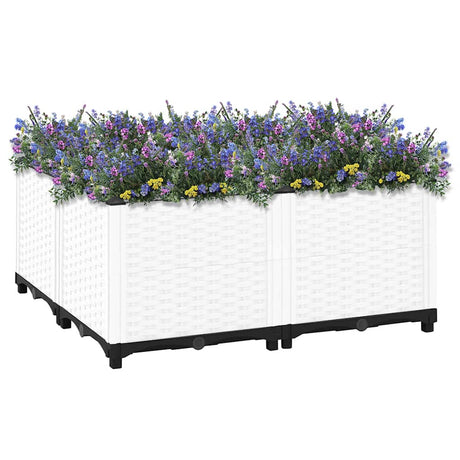 VidaXL Pflanzgefäß erhöht 80x80x38 cm Polypropylen