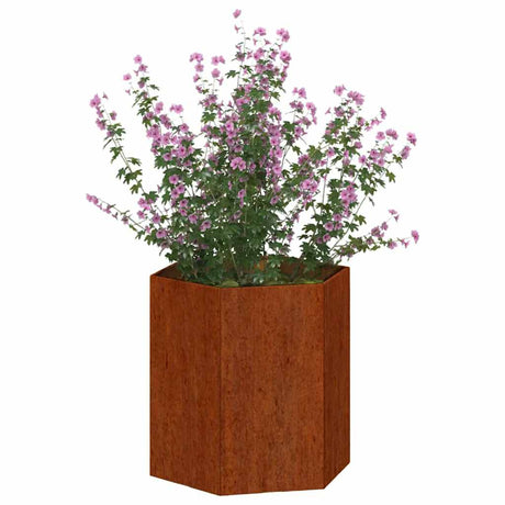 Vidaxx Pflanzgefäß rostig 40x40x45 cm Cortenstahl