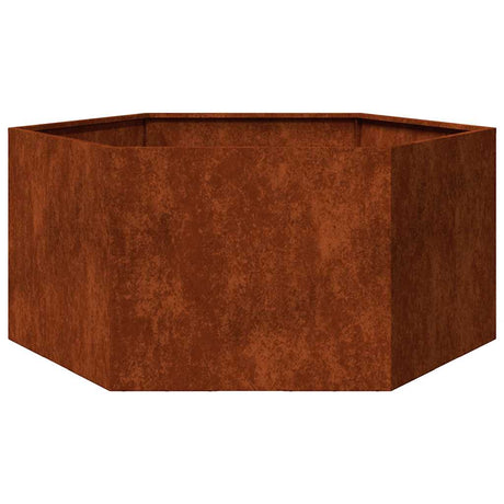 Vidaxx Pflanzgefäß rostig 90x90x45 cm Cortenstahl