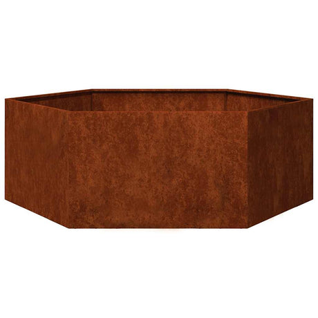 Vidaxx Pflanzgefäß rostig 138x120x45 cm Cortenstahl