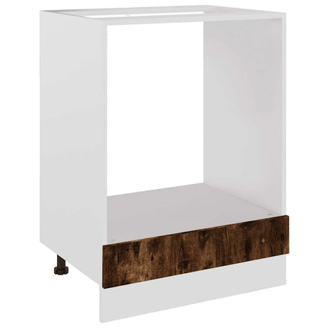 Vidaxl ovenkast lyon 60x46x81,5 cm bewerkt hout gerookt eikenkleurig