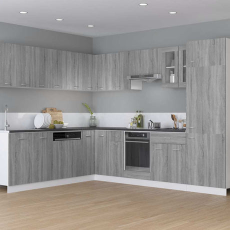Vidaxl ovenkast lyon 60x46x81,5 cm grijs sonoma eikenkleurig