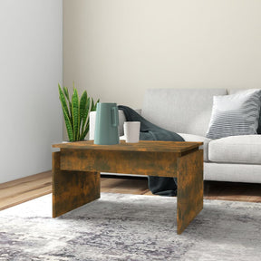 Vidaxl salontafel 68x50x38 cm bewerkt hout gerookt eikenkleurig