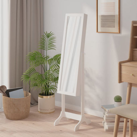 Vidaxx Spiegel freistehend 34x37x146 cm weiß