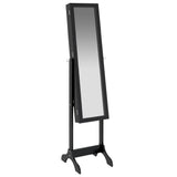 Vidaxx Spiegel freistehend 34x37x146 cm schwarz