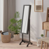 Vidaxx Spiegel freistehend 34x37x146 cm schwarz