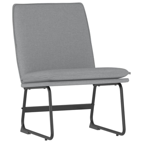 Vidaxl loungestoel 52x75x76 cm stof lichtgrijs