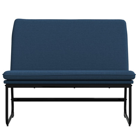 Vidaxl bankje 100x75x76 cm stof blauw