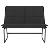 Vidaxl bankje 100x75x76 cm kunstleer zwart