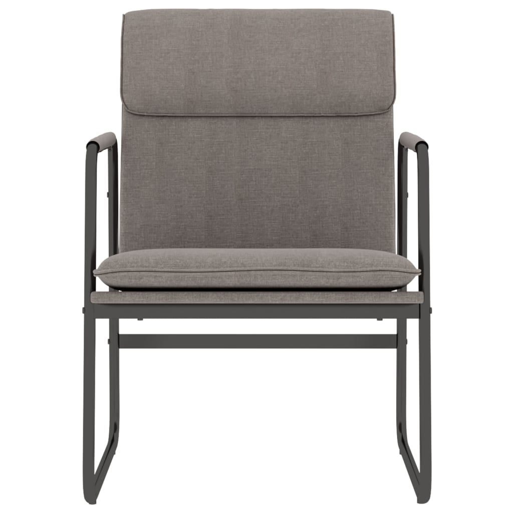 Vidaxl loungestoel 55x64x80 cm stof taupe