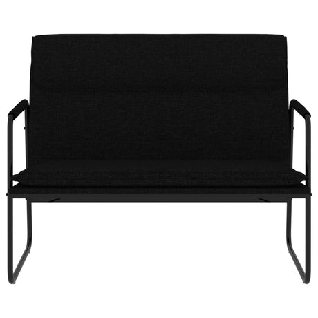 Vidaxl bankje 100x64x80 cm stof zwart