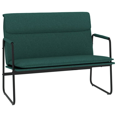 Vidaxl bankje 100x64x80 cm stof donkergroen