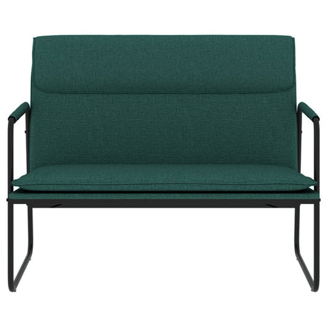Vidaxl bankje 100x64x80 cm stof donkergroen