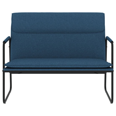 Vidaxl bankje 100x64x80 cm stof blauw