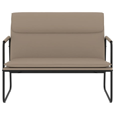 Vidaxl bankje 100x64x80 cm kunstleer cappuccinokleurig