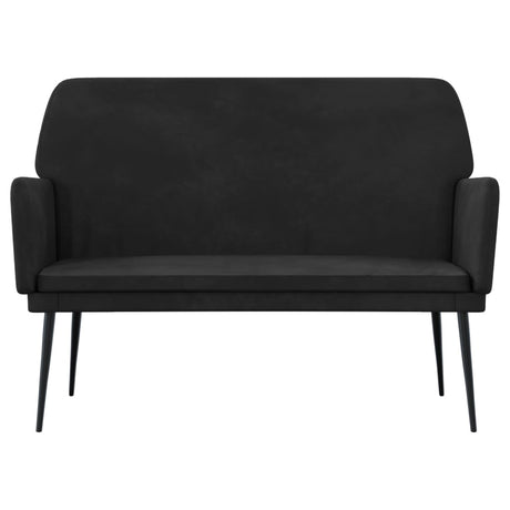 Vidaxl bankje 108x79x79 cm fluweel zwart