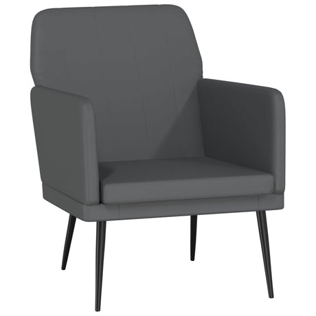 Vidaxl fauteuil 61x78x80 cm kunstleer grijs