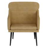 Vidaxl fauteuil 63x76x80 cm fluweel bruin
