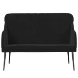 Vidaxl bankje 110x76x80 cm fluweel zwart